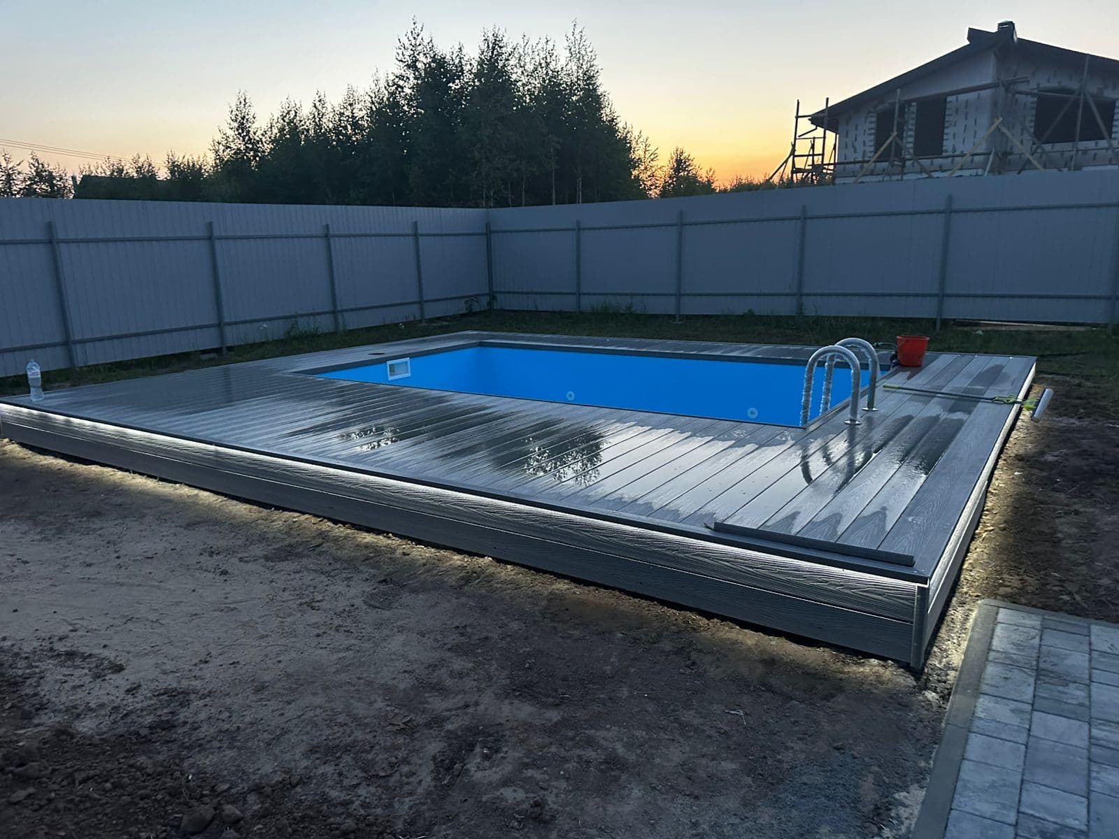 🪵 Терраса у бассейна — Краснодар